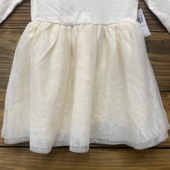 Fit & Flare Wrap-Front Tutu Dress for Toddler Girls - Picture 4 of 10